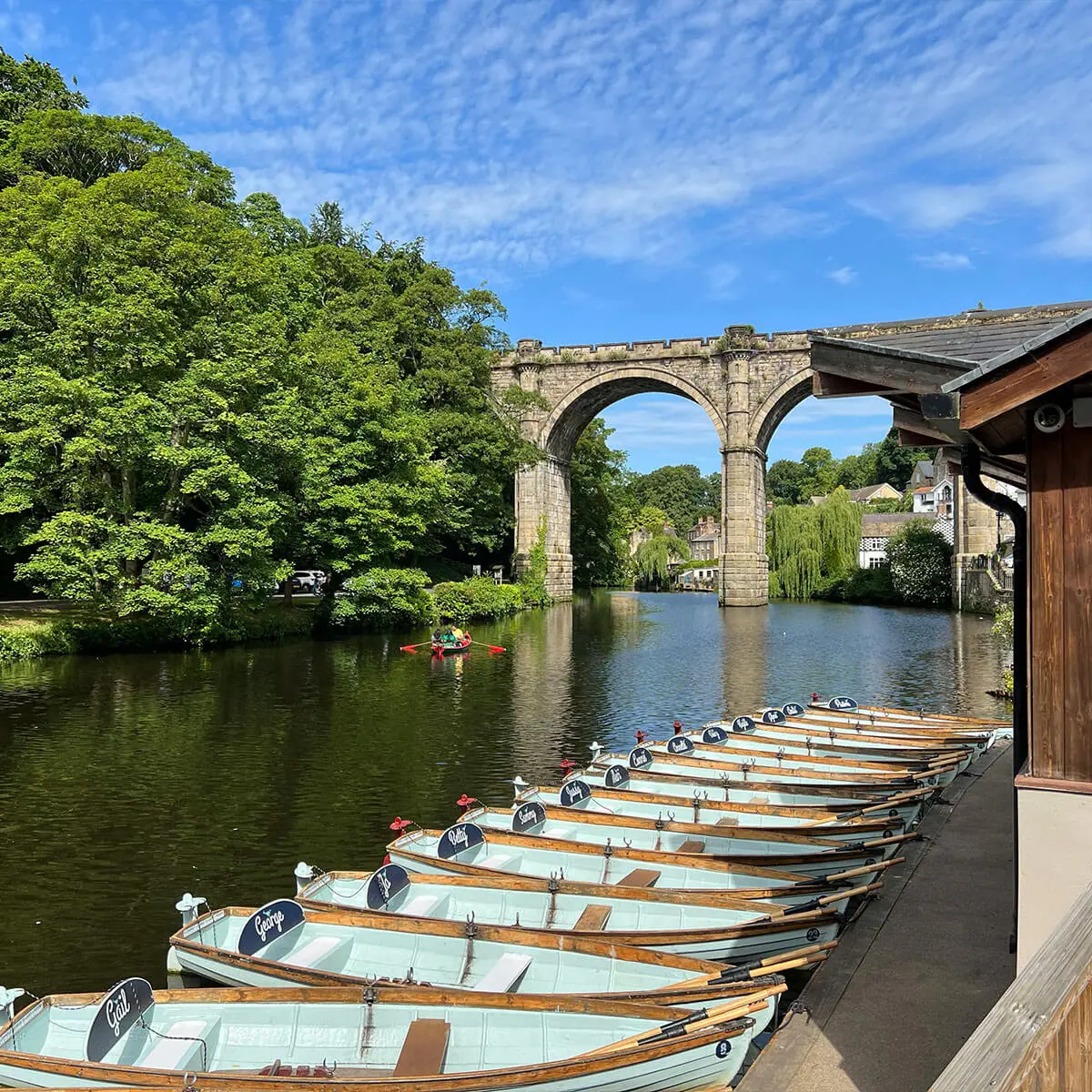 Knaresborough Viaduct over River Nidd "Our express courier delivery services ensure that your temperature-sensitive shipments arrive safely and on time, no matter the distance.